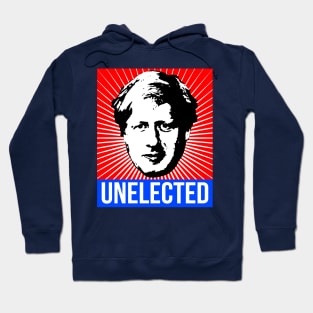 Boris Johnson Unelected Prime Minister of Great Britain Stencil Art Hoodie